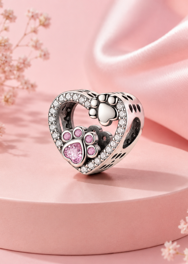 Charm Corazón de Huellita