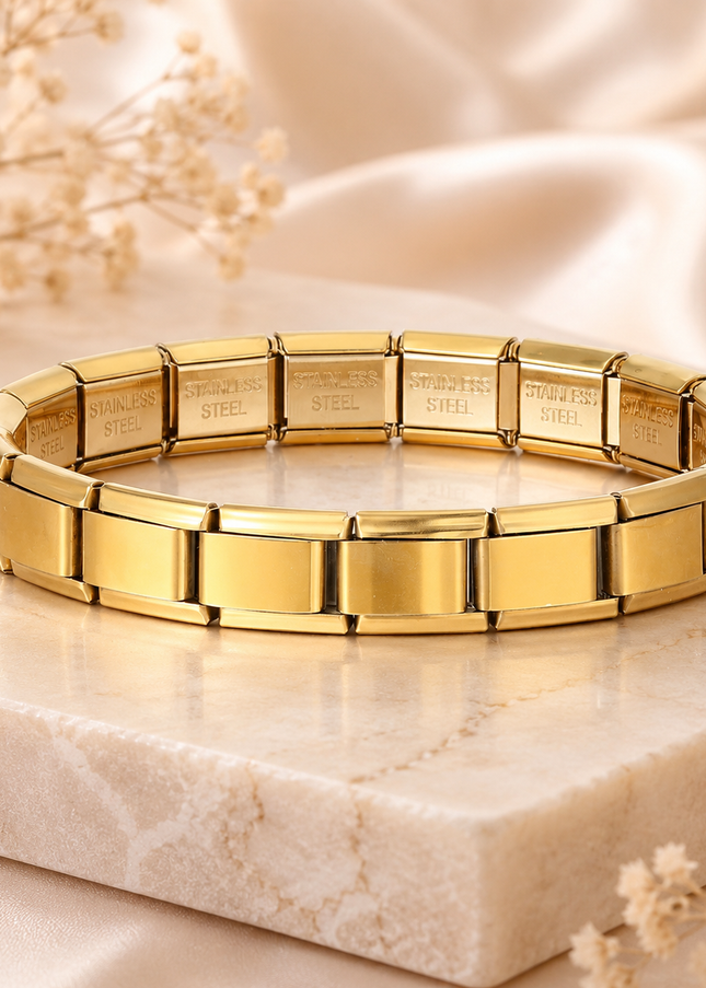Pulsera Modular Dorada Elegance